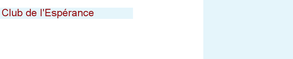 Le Club de l'Espérance